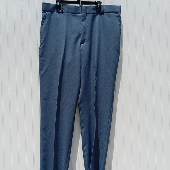 NWT Flying Cross Fechheimer Uniform Pants 52 French Blue Unhemmed Poly Garbadine - Picture 3 of 16